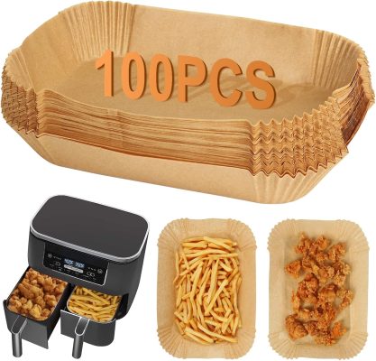 100er Backpapier-Zuschnitte für Heißluftfritteuse – Antihaft & Fettfrei 🔥 Angebot endet bald