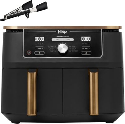 Ninja Foodi MAX Dual-Zone Heißluftfritteuse [AF400EUCP].🔥 Angebot endet bald
